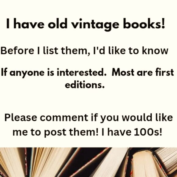 Old Vintage books. Antique books - Picture 1 of 1